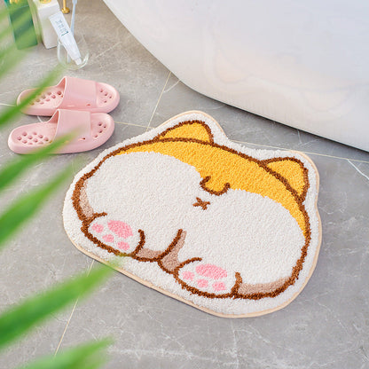 Corgi Booty Rug