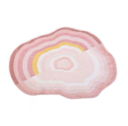 Rainbow annual rings Rug